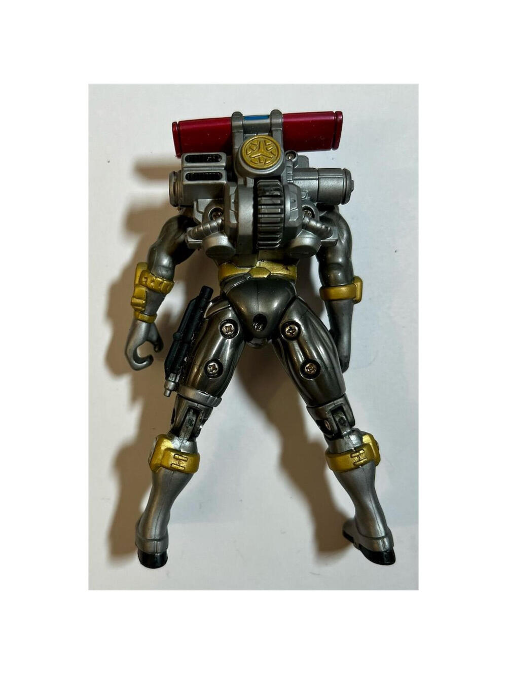Power Rangers Lightspeed Rescue Titanium Ranger Action Figure 1999 Vintage - Picture 2 of 2